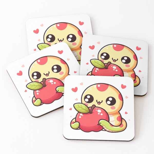 Item preview, Snake eating apple designed and sold by Kenji11.