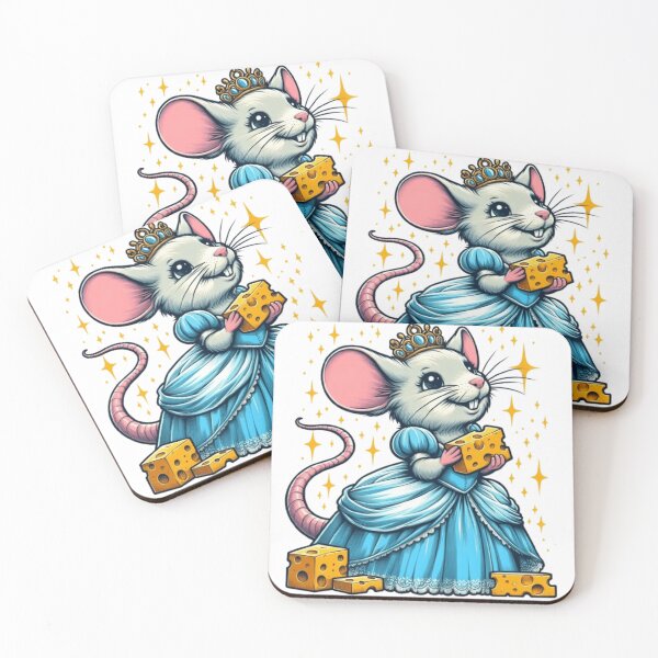 Item preview, Cute princess mouse with cheese  designed and sold by Culmika.