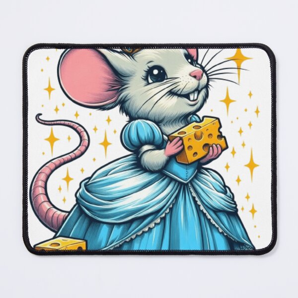 Item preview, Cute princess mouse with cheese  designed and sold by Culmika.