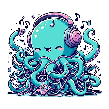 Artwork thumbnail, Musical Octopus  by Brudy-R