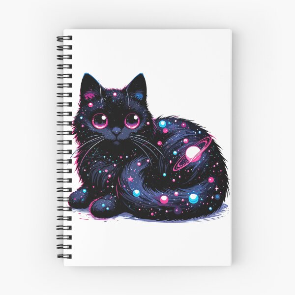 Item preview, Kawaii Cosmic Cat in Stars designed and sold by TomFrontierArt.
