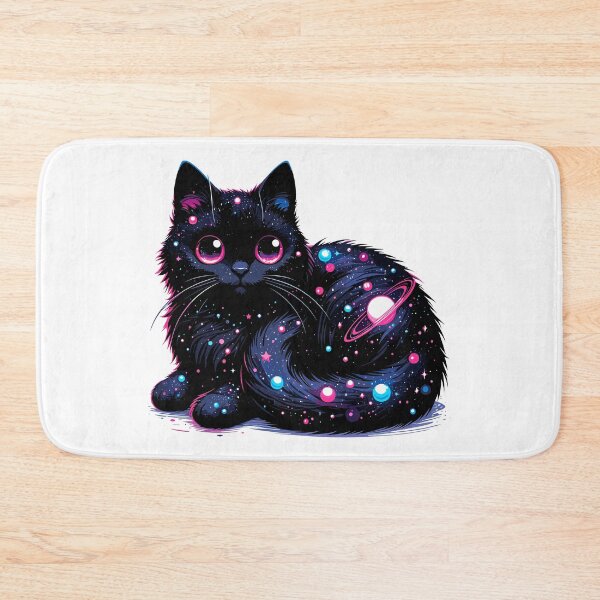 Item preview, Kawaii Cosmic Cat in Stars designed and sold by TomFrontierArt.