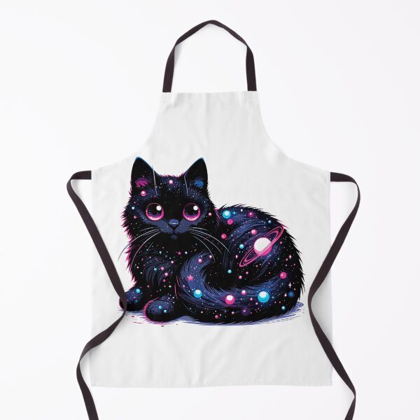 Item preview, Kawaii Cosmic Cat in Stars designed and sold by TomFrontierArt.