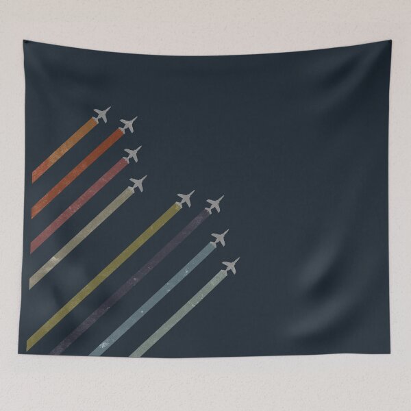 Item preview, Finger-Four Formation Retro Airplanes Design designed and sold by RealPilotDesign.