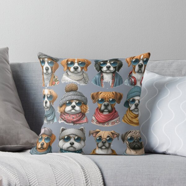Item preview, Hipster Hounds Collection designed and sold by Jolly-Drawings.