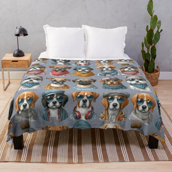 Item preview, Hipster Hounds Collection designed and sold by Jolly-Drawings.