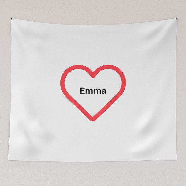 Item preview, A heart with the name Emma, gift of love designed and sold by CreativeSparkzz.