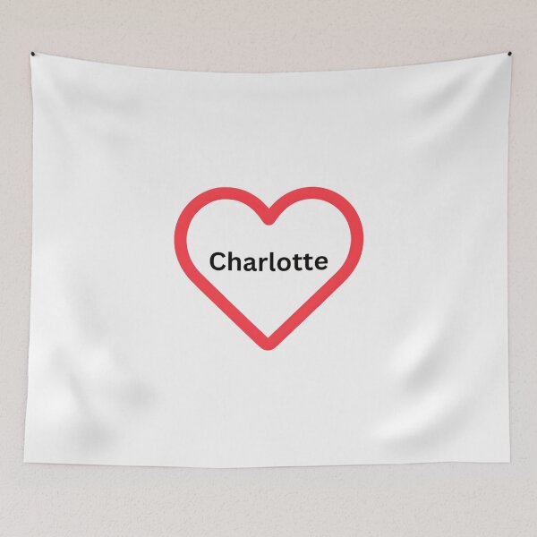 Item preview, A heart with the name Charlotte, love gift designed and sold by CreativeSparkzz.
