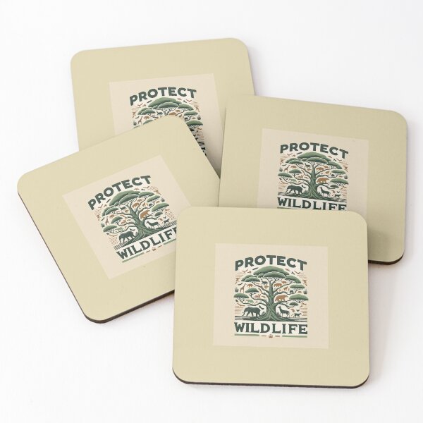 Item preview, Protect Wildlife sustainable Quote - Nature Wildlife design  designed and sold by GreenBubble - Shop and reforest.