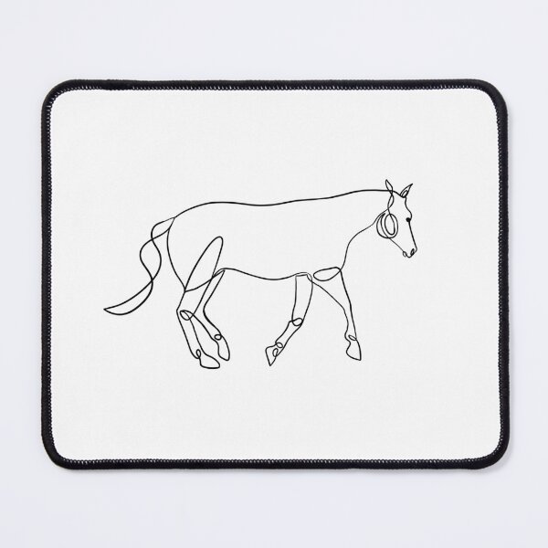 Item preview, Horse line art designed and sold by MonikaLauda.