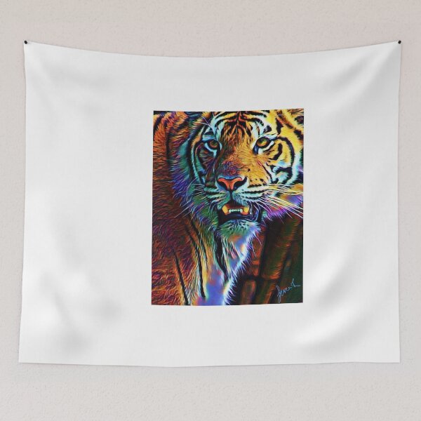 Item preview, Electric Pop Tiger  designed and sold by JaseArt.