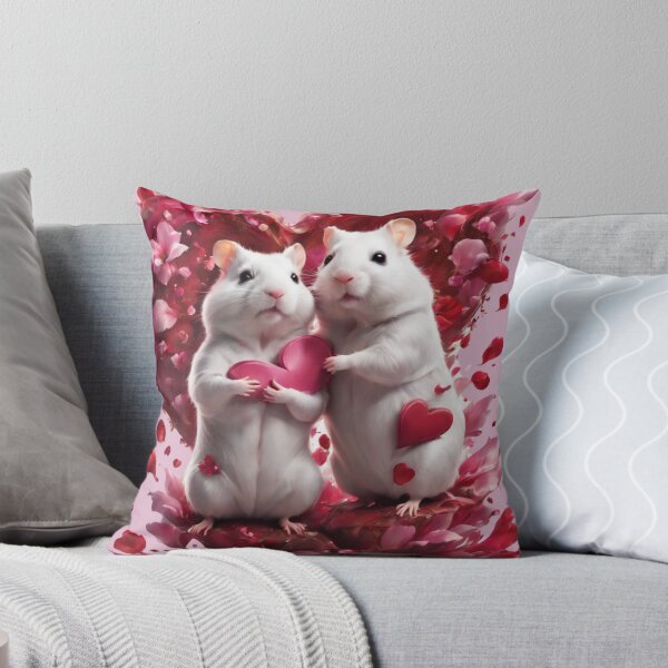 Aperçu de l'œuvre Couple, Hamster, À, Amour, Coeur créée et vendue par BotunPeony.