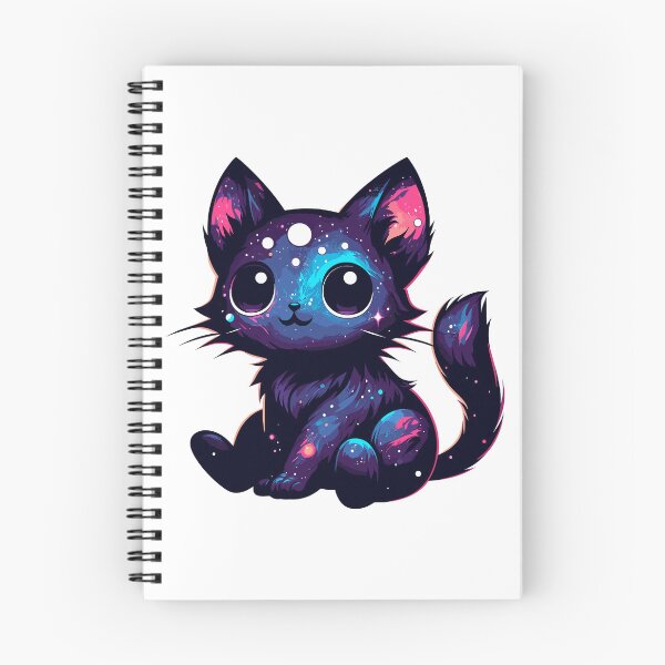 Item preview, Kawaii Cosmic Cat in Stars designed and sold by TomFrontierArt.