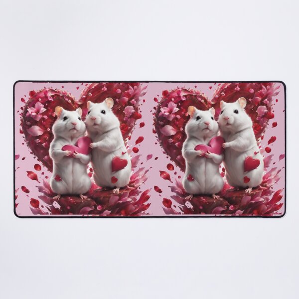 Item preview, Couple Hamster With Love Heart designed and sold by BotunPeony.