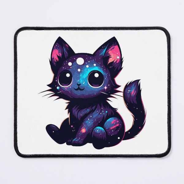 Item preview, Kawaii Cosmic Cat in Stars designed and sold by TomFrontierArt.