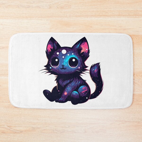 Item preview, Kawaii Cosmic Cat in Stars designed and sold by TomFrontierArt.