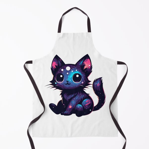Item preview, Kawaii Cosmic Cat in Stars designed and sold by TomFrontierArt.