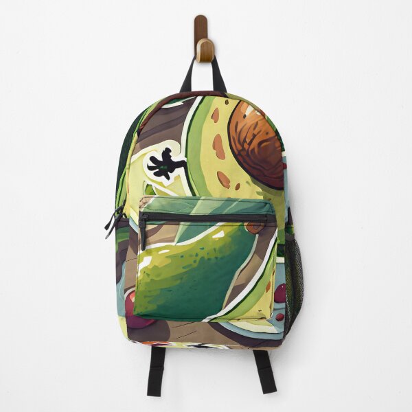 Item preview, Whimsical Avocado Art Print designed and sold by Label8Designs.