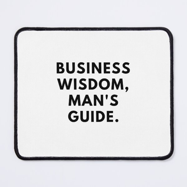 Item preview, Business wisdom, man's guide. designed and sold by Bananobanini.