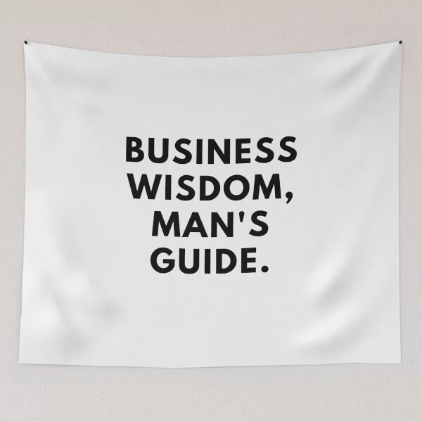 Item preview, Business wisdom, man's guide. designed and sold by Bananobanini.