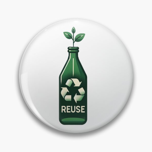 Item preview, Reuse Quote - Plant in upcycled pot - Out of the box thinking designed and sold by GreenBubble - Shop and reforest.