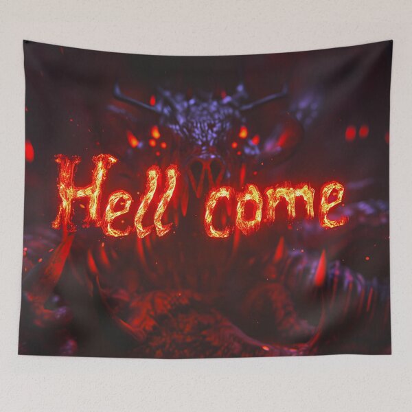 Item preview, Hellcome on fire, welcome to hell.. designed and sold by Fantasyplus.