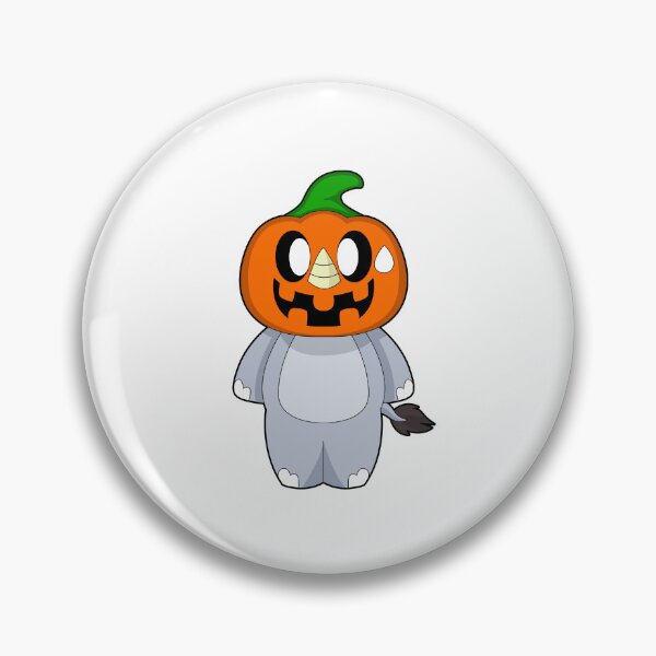 Item preview, Hippo Halloween Pumpkin designed and sold by Snabdesign84.