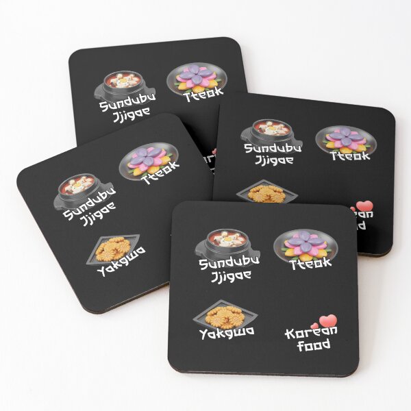Item preview, Korean Food Set Sticker  - Sundubu Jjigae Tteok Yakgwa Korean food Korean food lover designed and sold by olympe-store.