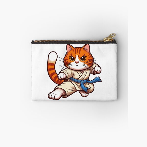 Item preview, Cute karate cat designed and sold by slamnoah.