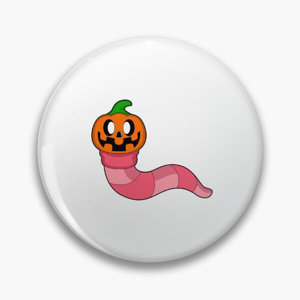 Item preview, Worm Halloween Pumpkin designed and sold by Snabdesign84.