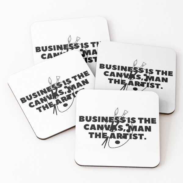 Item preview, Business is the canvas, man the artist. designed and sold by Bananobanini.