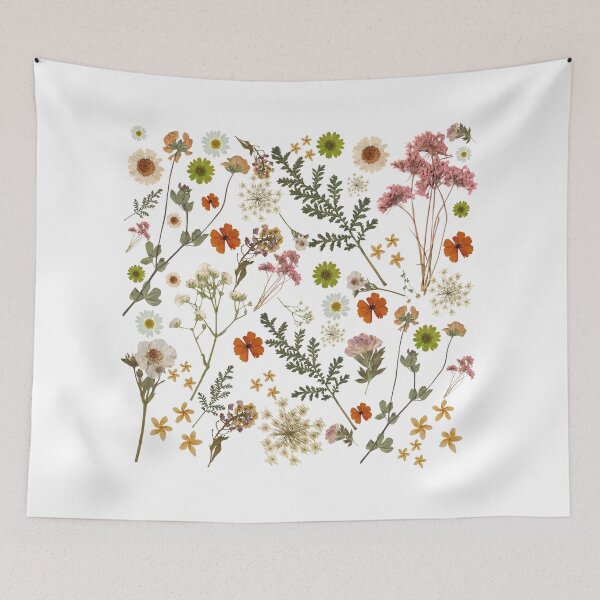Item preview, Vintage Pressed Flowers Sweatshirt Comfort Colors Boho Cottagecore Crewneck Garden Botanical Floral Pullover Fairycore Wildflowers Sweater designed and sold by CINE-STORE.