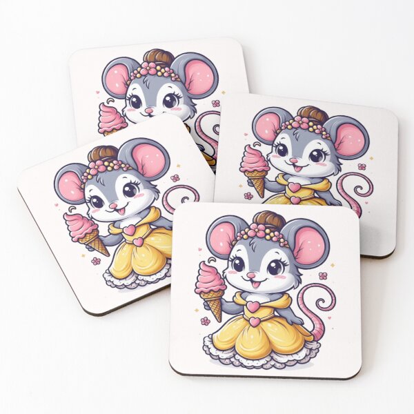Item preview, Cute mouse with ice cream  designed and sold by Culmika.