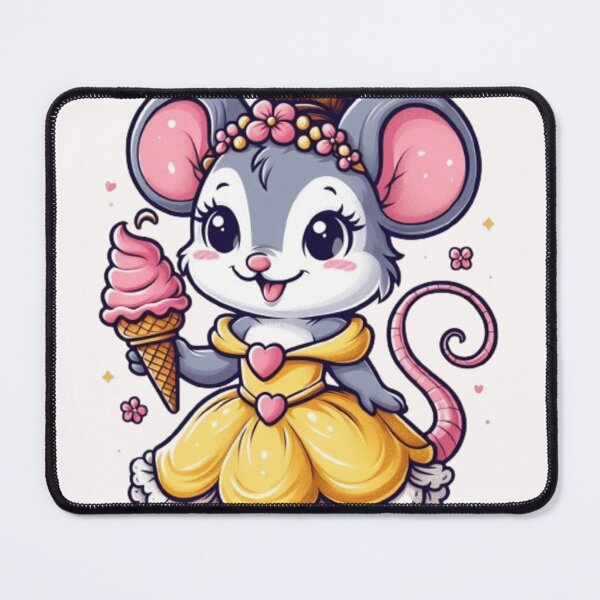 Item preview, Cute mouse with ice cream  designed and sold by Culmika.