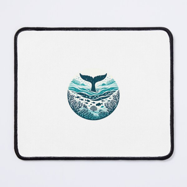 Item preview, whale in water conserve the sea design  designed and sold by GreenBubble - Shop and reforest.