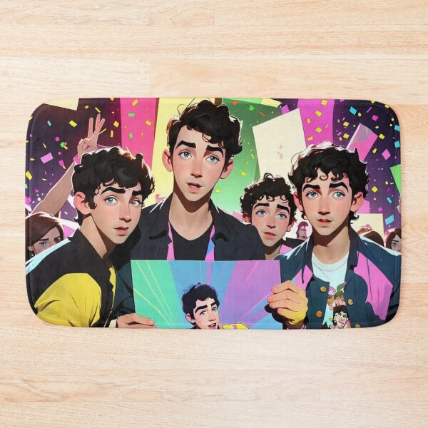 Item preview, jonas brothers anime designed and sold by illuminartt.