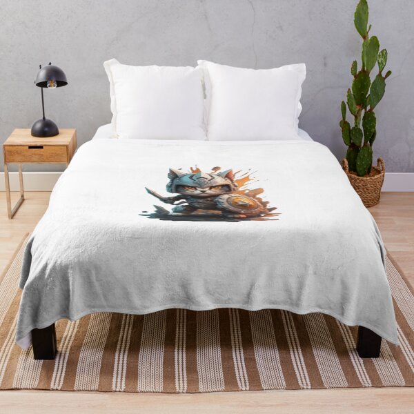 Item preview, cute cat warrior designed and sold by SabyDigitalArt.