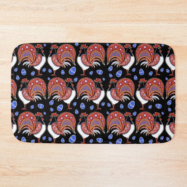 Item preview, Easter, folk roosters and easter eggs designed and sold by Hennagirl.