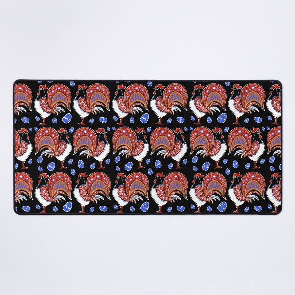 Item preview, Easter, folk roosters and easter eggs designed and sold by Hennagirl.
