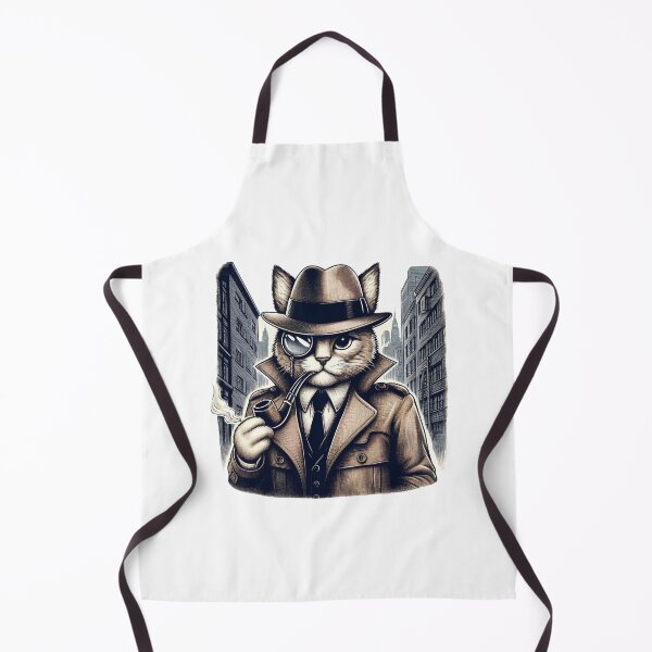 Item preview, Cute detective cat designed and sold by slamnoah.