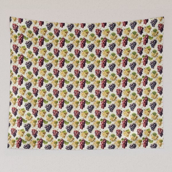 Item preview, Grapes fruits seamless pattern designed and sold by DimyStickers.