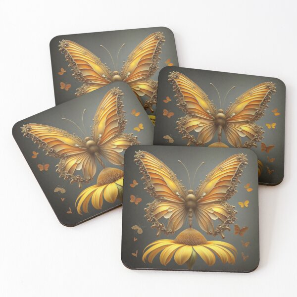 Item preview, CUTE GOLDEN BUTTERFLY designed and sold by Blue Eye.