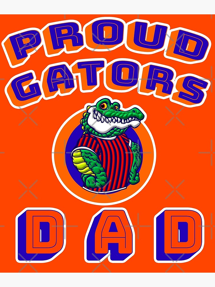 Florida Gators NCAA Custom Name And Number Best Dad Ever Baseball