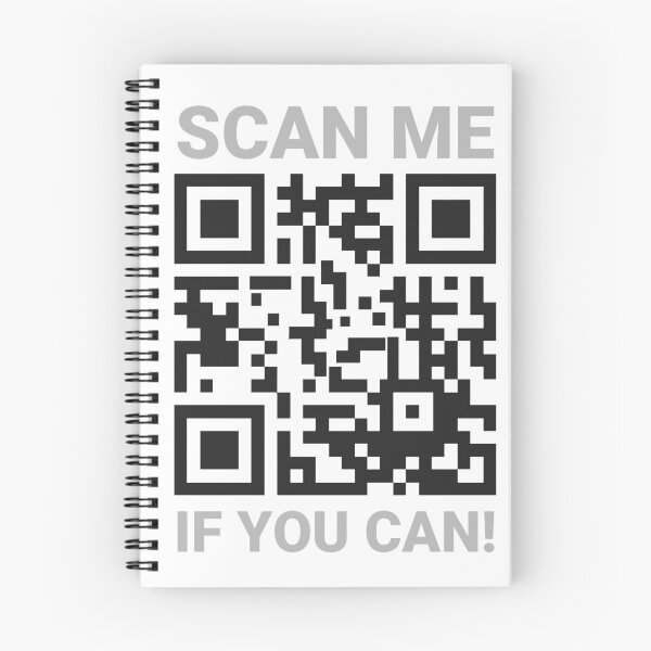 Item preview, Scan Me If You Can QR Code Art designed and sold by Label8Designs.