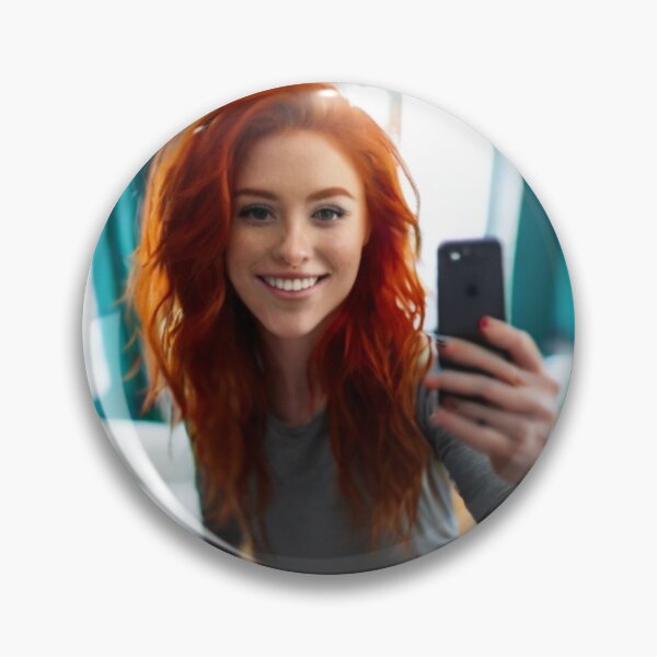 Item preview, Title: "Low-Fi Elegance: Red-haired Muse in Cozy Quarters" designed and sold by Especiallyforu.