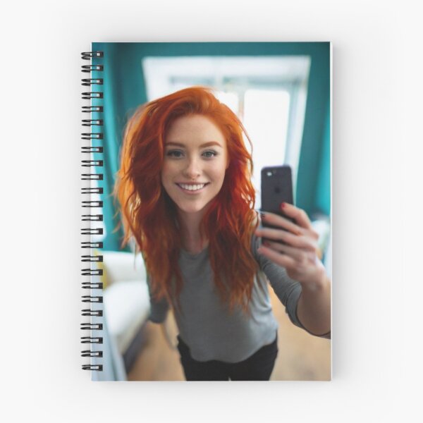 Item preview, Title: "Low-Fi Elegance: Red-haired Muse in Cozy Quarters" designed and sold by Especiallyforu.