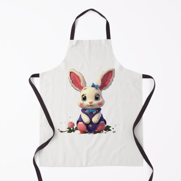 Item preview, cute pixel bunny girl designed and sold by HarriPaloma.