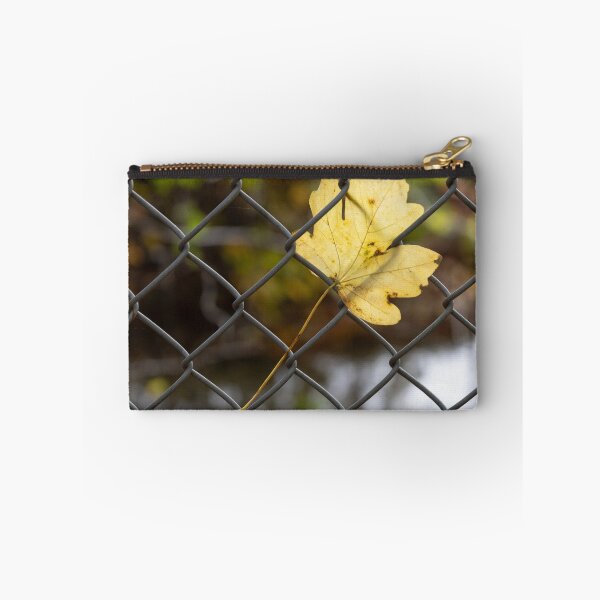 Item preview, Leaf Caught in a Fence designed and sold by Calidris Fotografie Steffi & Ben Köppler.