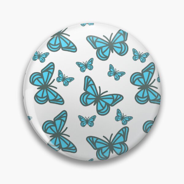 Item preview, blue geometric butterflies designed and sold by dottiedigitals.