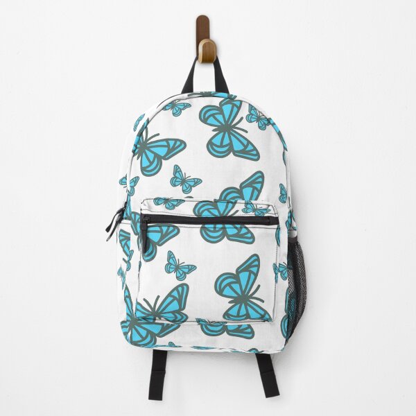 Item preview, blue geometric butterflies designed and sold by dottiedigitals.